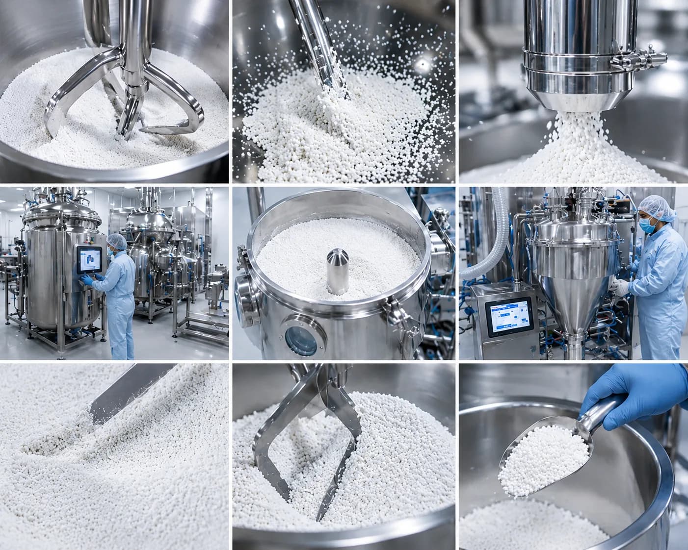DPI dry powder inhaler blending and granulation equipment